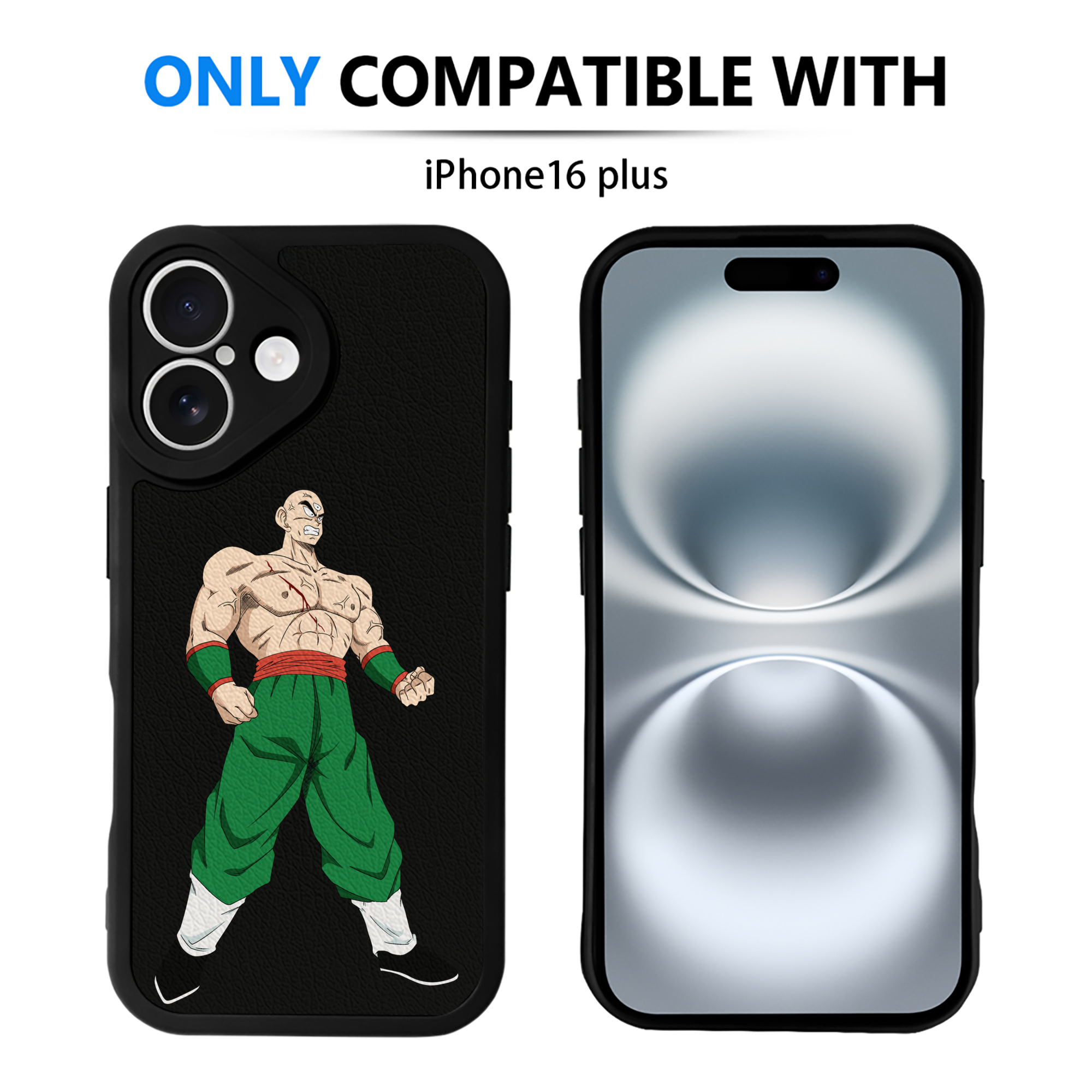 （画像用） ドラゴンボール DRAGON BALL 【iPhone 16シリーズ対応】シリコンスマホケース（レザー調） 材質：シリコン